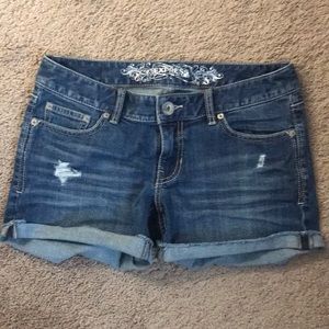 Express jean shorts